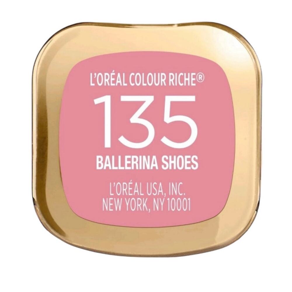 L'Oreal Paris Colour Riche Satin Lipstick 135 Ballerina Shoes‎ Tik Tok Viral - Picture 2 of 8